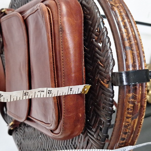 Brahmin Brown Leather Crossbody Bag - Picture 14 of 15